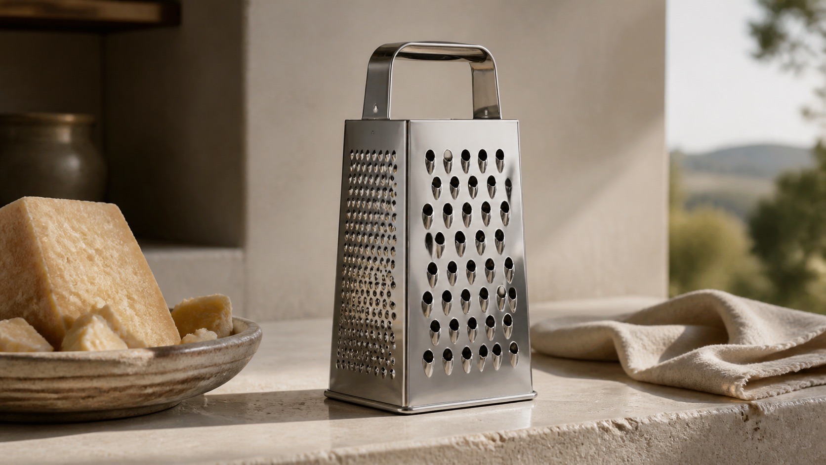 Cheese Grater in a premium kitchen setting