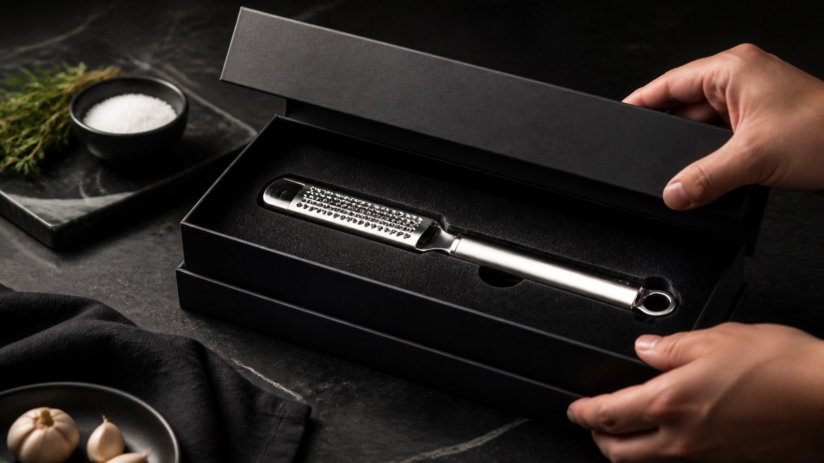 Unbranded kitchenware gift-box presentation